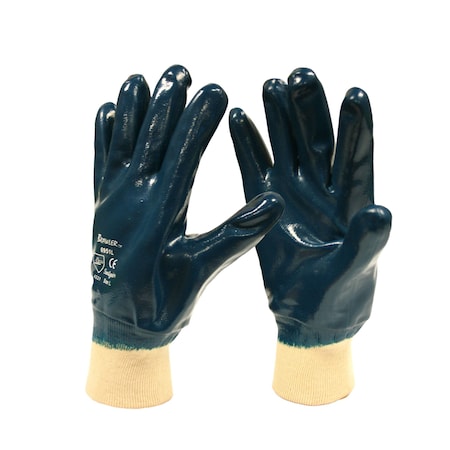 Cordova Supported Brawler Smooth Fully-Coated Nitrile Gloves - Large, 12PK 6951L